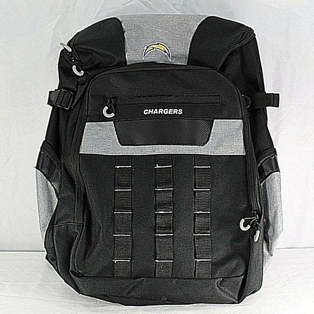 Los Angeles Chargers Backpack Black/Gray